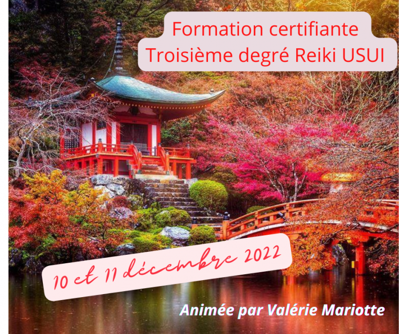 Formation certifiante maître praticien Reiki Usui